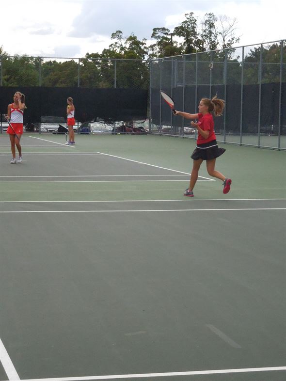 Number 2 Doubles - returning cross court